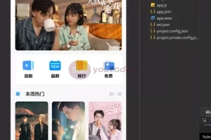 【仿抖音滑动小短剧】影视带支付收益等模式的微信小程序源码