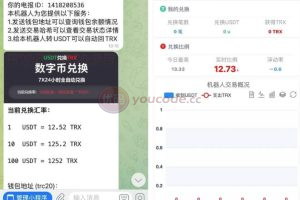 机器人框架源码 | TRX自动兑换机器人 | 支持高并发与高性能 | 带搭建教程