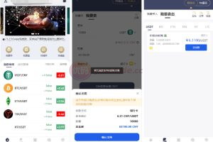 区块链OTC承兑商系统 | USDT场外交易 | 虚拟币担保交易系统 | 购买订单与自由购买 | 自带客服系统